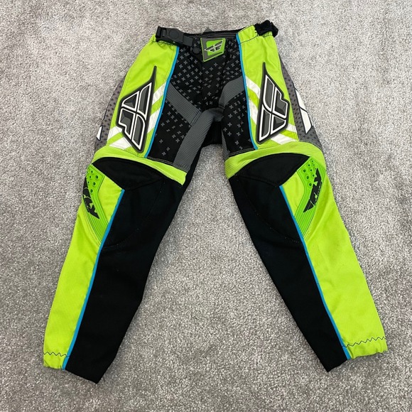 Fly Racing Other - Fly Racing Motocross Pants Youth 20 F16 Neon Green Black Boys Girls